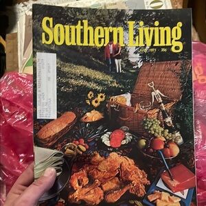 Southern Living Yellow and Red Cookbook for Kitchen Enthusiasts